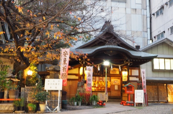 露天神社の水天宮金刀比羅宮