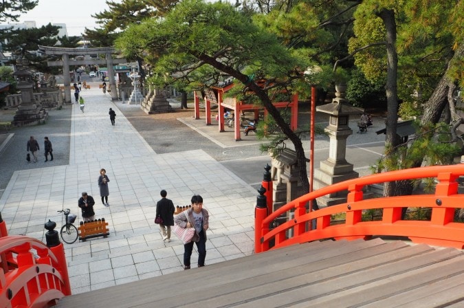 住吉大社の反橋（太鼓橋）