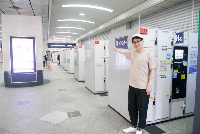 大阪駅で空いてるコインロッカーを簡単に見付ける方法！
