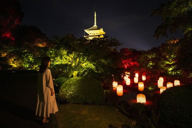 【終了】『チームラボ 東寺光の祭』幻想的な光のイベントの見どころ紹介！