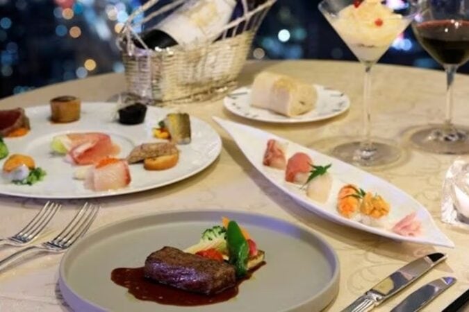 大阪マリオット都ホテル館内のレストラン