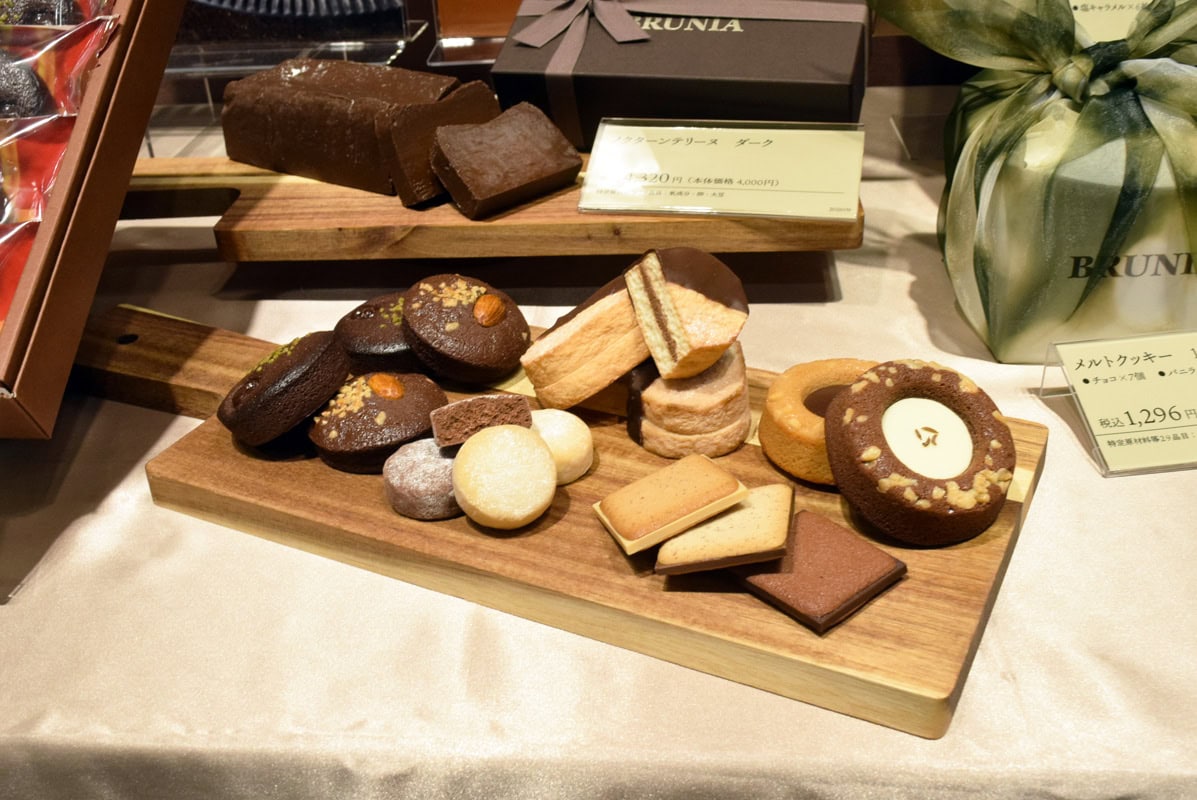 BRUNIAの焼き菓子のラインナップ