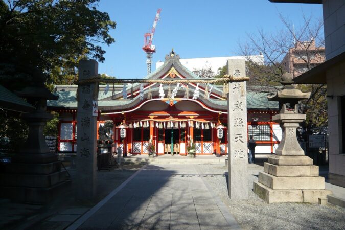玉造稲荷神社の拝殿